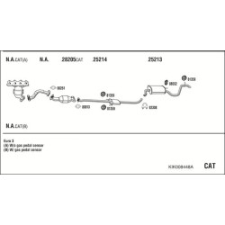 Išmetimo sistema WALKER KIK008448A