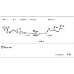 Išmetimo sistema WALKER KIK009809C