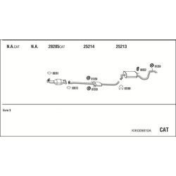 Išmetimo sistema WALKER KIK009810A