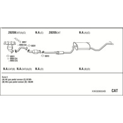 Išmetimo sistema WALKER KIK009934B