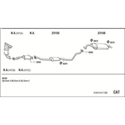 Išmetimo sistema WALKER KIK016173B