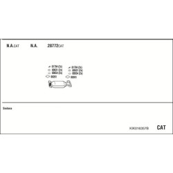 Išmetimo sistema WALKER KIK016357B