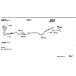 Išmetimo sistema WALKER KIK018042C