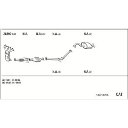 Išmetimo sistema WALKER KIK018798