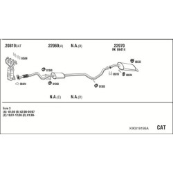 Išmetimo sistema WALKER KIK019195A
