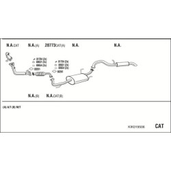 Išmetimo sistema WALKER KIK019506