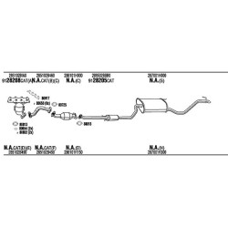 Išmetimo sistema WALKER KIK019938B