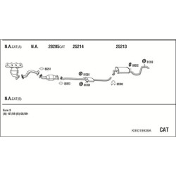 Išmetimo sistema WALKER KIK019939A