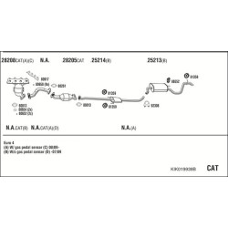 Išmetimo sistema WALKER KIK019939B