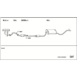 Išmetimo sistema WALKER KIK019939C