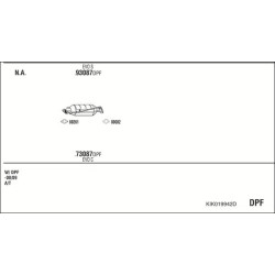Išmetimo sistema WALKER KIK019942D