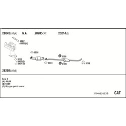 Išmetimo sistema WALKER KIK022493B