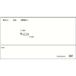 Išmetimo sistema WALKER KIK022494A