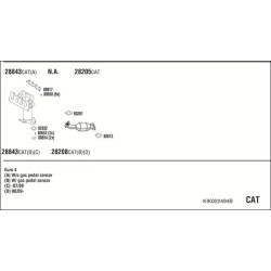 Išmetimo sistema WALKER KIK022494B
