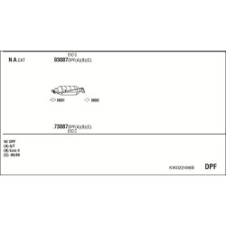 Išmetimo sistema WALKER KIK022496B
