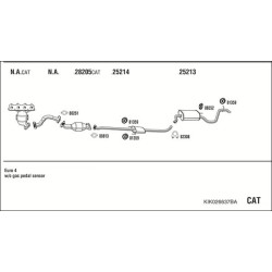 Išmetimo sistema WALKER KIK026637BA