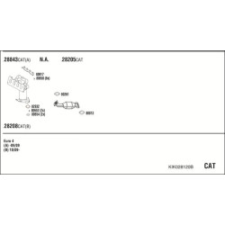 Išmetimo sistema WALKER KIK028120B
