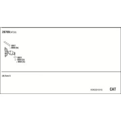 Išmetimo sistema WALKER KIK031015