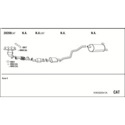 Išmetimo sistema WALKER KIK032041A