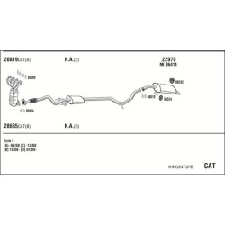Išmetimo sistema WALKER KIK034737B