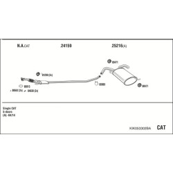 Išmetimo sistema WALKER KIK053302BA