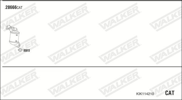 Išmetimo sistema WALKER KIK114210