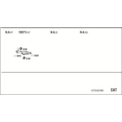 Išmetimo sistema WALKER KIT04578B