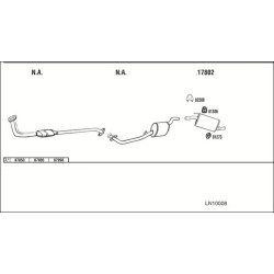Išmetimo sistema WALKER LN10008