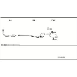 Išmetimo sistema WALKER LN10040A