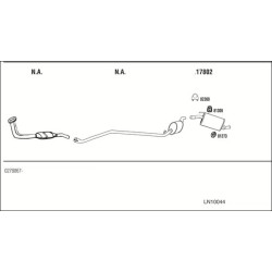 Išmetimo sistema WALKER LN10044