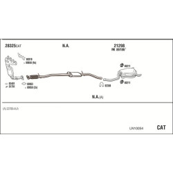 Išmetimo sistema WALKER LN10054