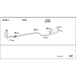 Išmetimo sistema WALKER LN75002