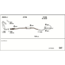 Išmetimo sistema WALKER LN75003