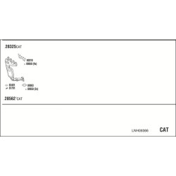 Išmetimo sistema WALKER LNH09366