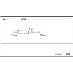 Išmetimo sistema WALKER LNH16806