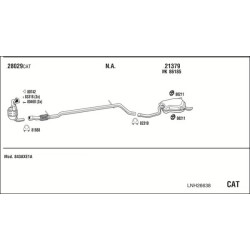 Išmetimo sistema WALKER LNH26638
