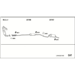 Išmetimo sistema WALKER LNK002169