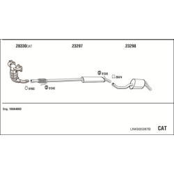 Išmetimo sistema WALKER LNK005397B