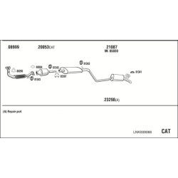 Išmetimo sistema WALKER LNK009066