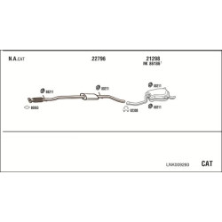Išmetimo sistema WALKER LNK009260