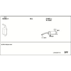 Išmetimo sistema WALKER LNK009716