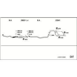 Išmetimo sistema WALKER LNK015682