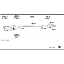 Išmetimo sistema WALKER LNK017797A