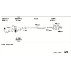 Išmetimo sistema WALKER LNK017797B