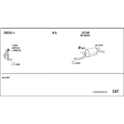 Išmetimo sistema WALKER LNK020034A
