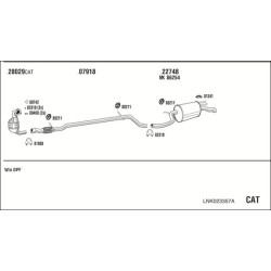 Išmetimo sistema WALKER LNK023357A