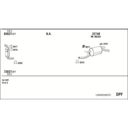 Išmetimo sistema WALKER LNK023357C