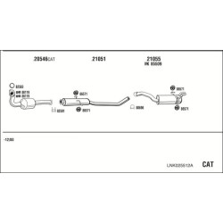 Išmetimo sistema WALKER LNK025512A