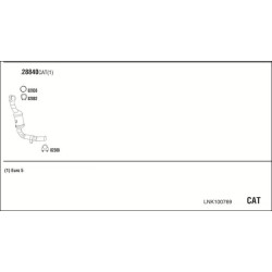 Išmetimo sistema WALKER LNK100769