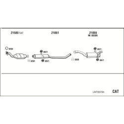 Išmetimo sistema WALKER LNT05734